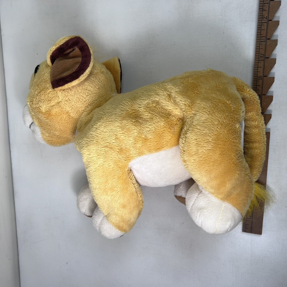 Disney Simba Plush 13" The Lion King Stuffed Animal Toy Yellow Floppy‎ Cuddly - Picture 9 of 9